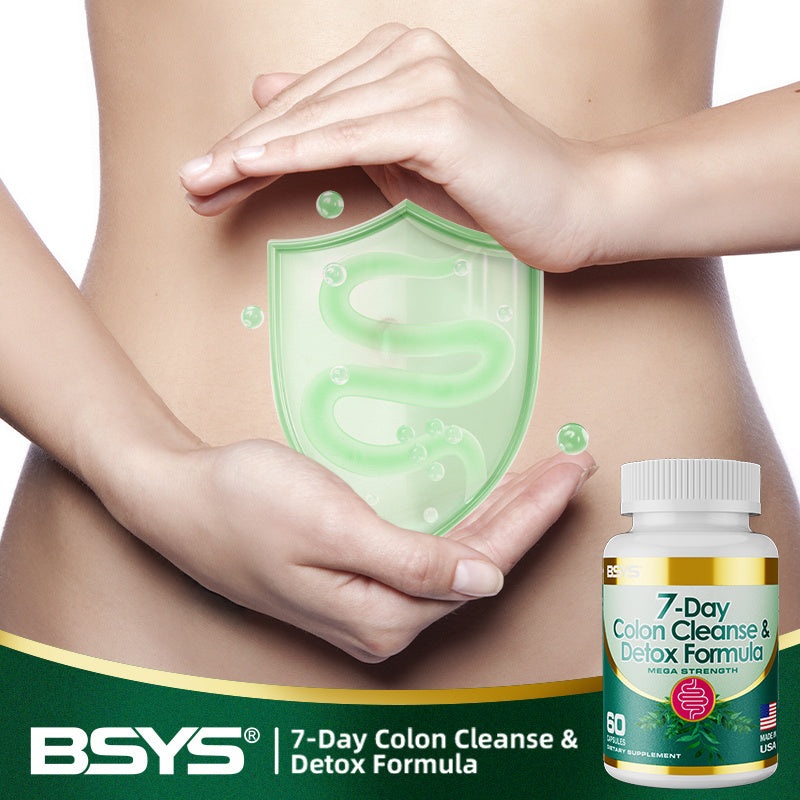 7-Day Colon Cleanse & Detox Capsules – Natural Digestive Support & Gentle Detox Formula