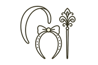Headband & Hair Band & Hairpin logo symbol