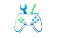 I need a gaming logo symbol for repair