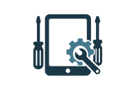 i need a tablet repair logo symbol no text on 