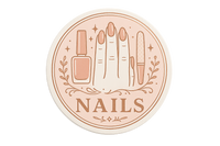 Stickers & Decals for nails section logo symbol