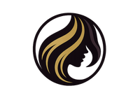 Wigs & Extensions logo symbol 