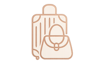 Women's Luggage & Bags Logo symbol